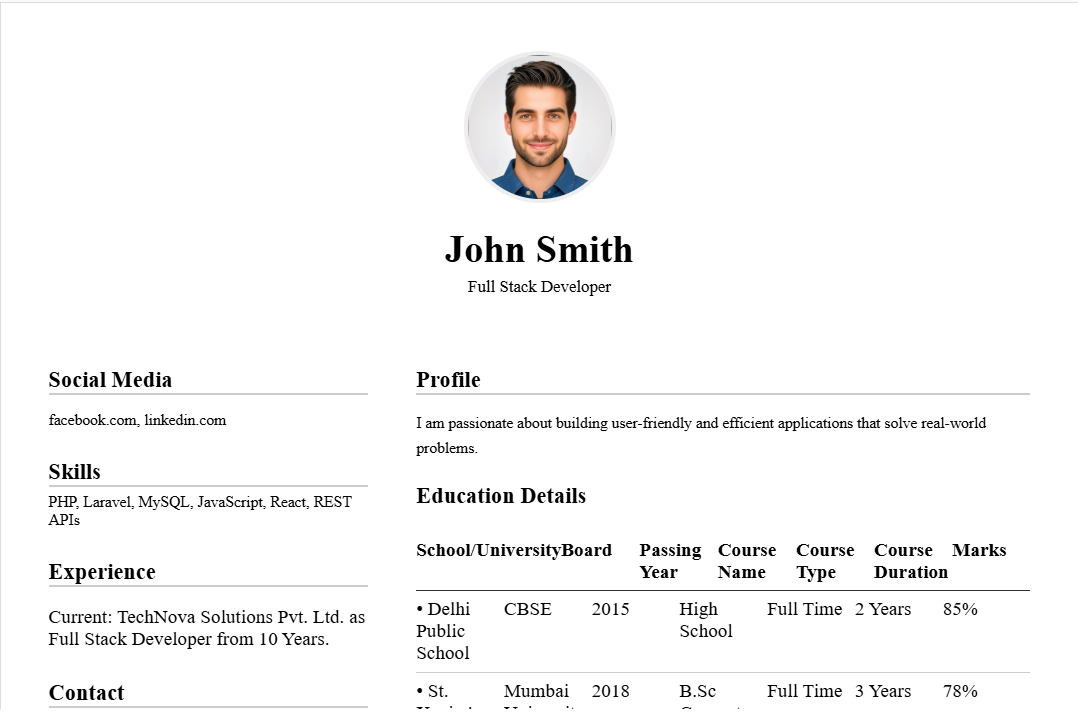 Resume 5