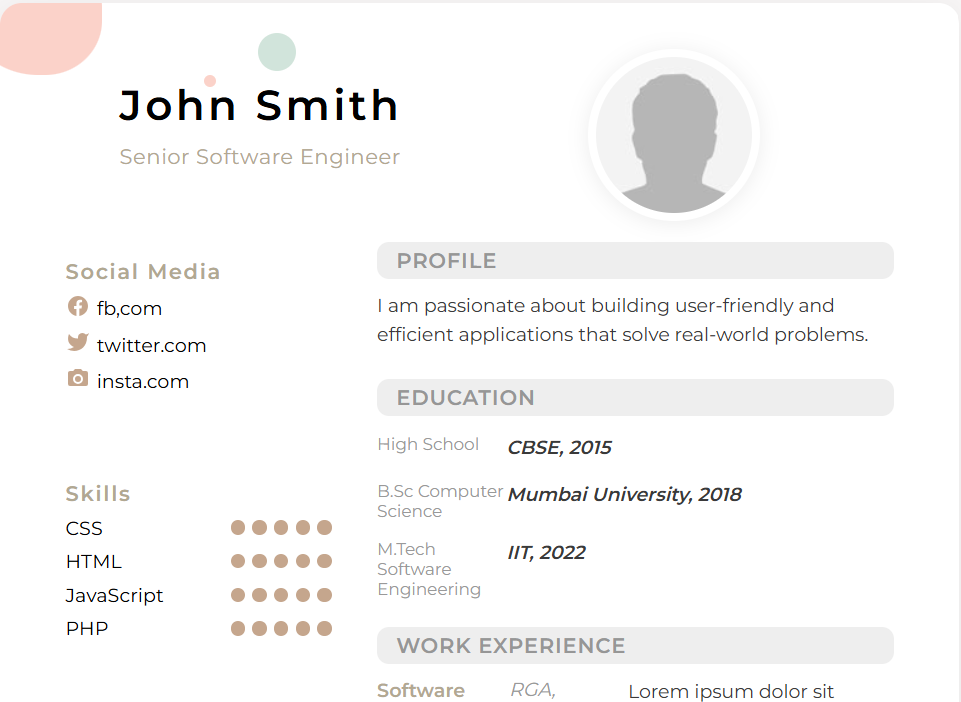 Resume 1