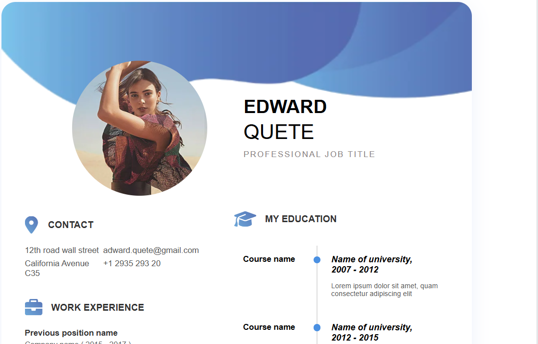 Resume 7