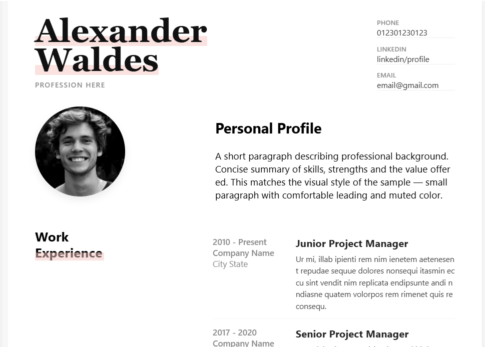 Resume 1